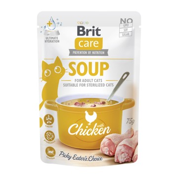 Brit Care Cat Soup Chicken 75gr