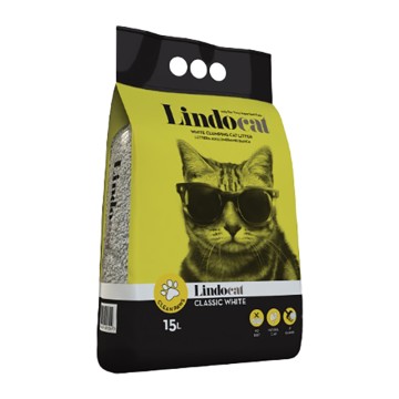 Lindocat Clumping Άμμος Μπετονίτη Classic White 15Lt
