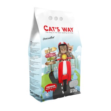 Cat's Way Άμμος Μπετονίτη Χωρίς Άρωμα 10L