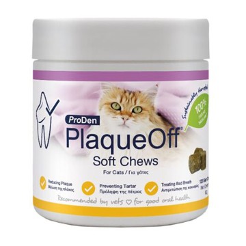 ProDen PlaqueOff Μαλακές Λιχουδιές για τα Δόντια Γάτας 90gr