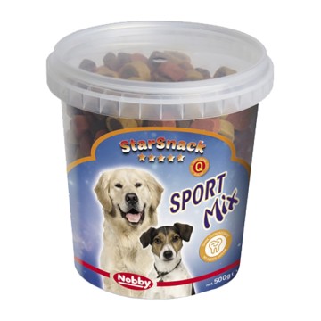 Nobby Starsnack Sport Mix Μιξ Κρεάτων Κουβαδάκι 500gr