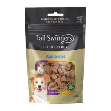 Tail Swingers Μαλακές Λιχουδιές με Σολομό 125gr