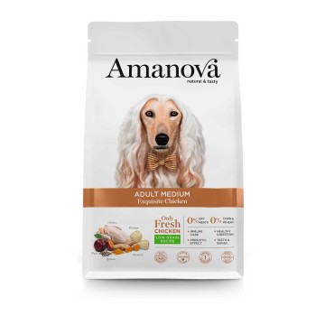 Amanova Dog Adult Medium Exquisite Chicken 12kg Low Grain