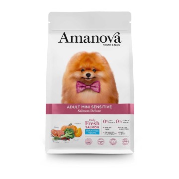 Amanova Dog Adult Mini Sensitive Salmon Deluxe 2kg Grain Free