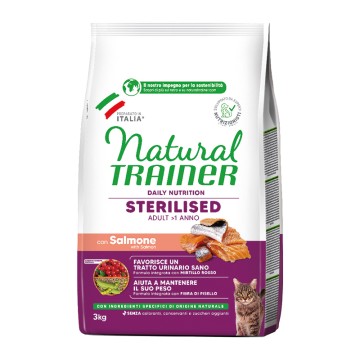 Natural Trainer Adult Sterilized Σολομός 3kg