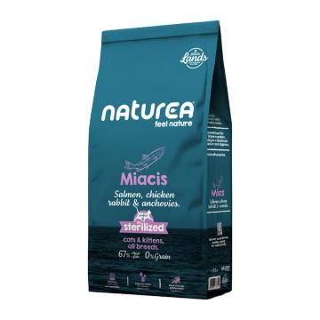 Naturea Cat Miacis Salmon, Chicken, Rabbit & Anchovies 1.6kg