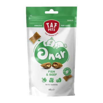 Taf Pets Onar Fish & Beef 60gr Λιχουδιές Γάτας με Ψάρι & Βοδινό