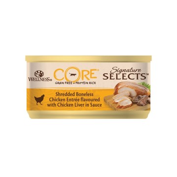 Wellness CORE Signature Select Φιλετάκια Κοτόπουλο & Συκώτι Κοτόπουλου 79gr