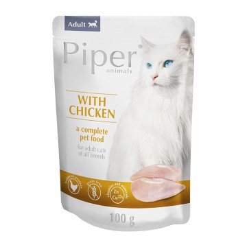 Piper Cat Adult Κοτόπουλο Pouch 100gr
