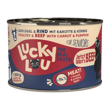 Lucky Lou LifeStage Senior Πουλερικά & Βοδινό 200gr