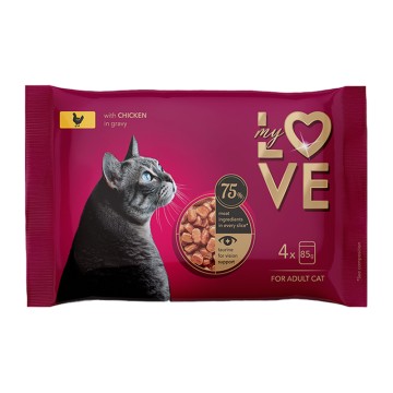 My Love Cat Adult Chicken 4x85gr