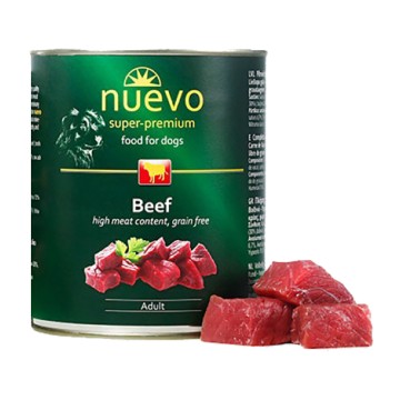Nuevo Adult Βοδινό Grain Free 800gr