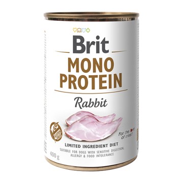 Brit Dog Can Monoprotein Rabbit 400gr