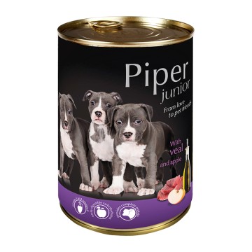 Piper Junior Μοσχάρι & Μήλο 400gr