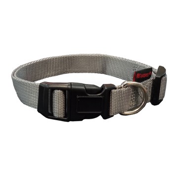 Pet Interest Κολάρο - Περιλαίμιο Σκύλου Plain Line 19-33εκ. Γκρι