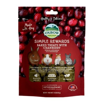 Oxbow Baked Λιχουδιές με Κράνμπερι 85gr