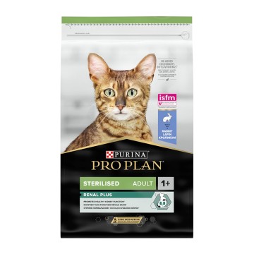 Purina Pro Plan Cat Renal Plus Sterilised Κουνέλι 3kg