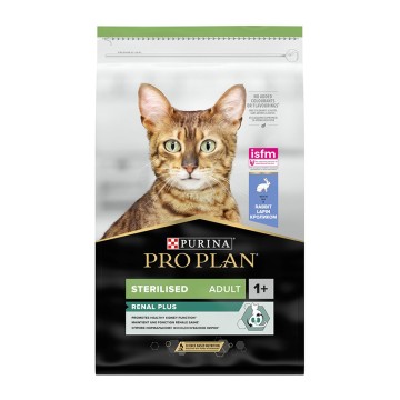 Purina Pro Plan Cat Renal Plus Sterilised Κουνέλι 10kg