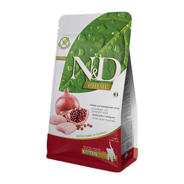 N&D Prime Cat Kitten με Κοτόπουλο 1.5kg