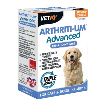 VetIQ Arthriti-UM Advanced Cats & Dogs 45tabs