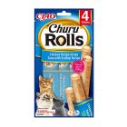 Inaba Churu Cat Rolls Γεμιστά Στικς με Κοτόπουλο, Τόνο & Χτένια 40gr