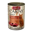 Animonda Carny Adult Κοτόπουλο, Γαλοπούλα & Καρδιά Πάπιας 400gr