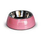 Pet Interest Dual Bowl Διπλό Μπολ 350/400ml Ροζ
