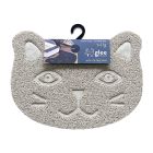 Glee Πατάκι Τουαλέτας Kitty 30x40cm Μπεζ