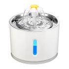 Pet Interest Συντριβάνι Λουλούδι με Led Light 2.4L Ασημί