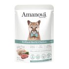 Amanova Cat Adult Brilliant Beef & Chicken 85gr Φακελάκι