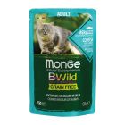 Monge Bwild Grain Free Adult - Codfish with Shrimps & Vegetables 85gr