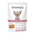 Amanova Dog Adult Tasty Salmon & Turkey  Grain Free 100g Φακελάκι