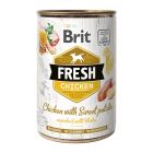 Brit Fresh Dog Can Chicken with Sweet Ρotato 400gr
