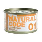 Natural Code Adult Cat Φιλέτο Κοτόπουλο 85gr