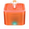 Pet Interest Συντριβάνι Λουλούδι με Led Light 2L Τετράγωνο Πορτοκαλί