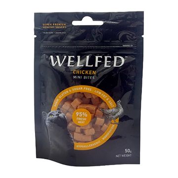 Wellfed Λιχουδιές με Κοτόπουλο 50gr