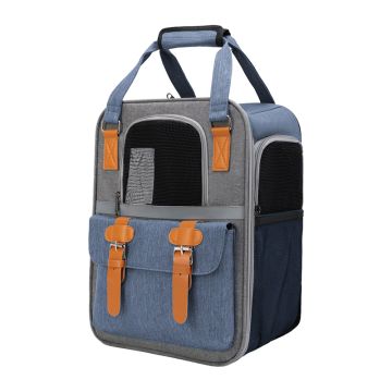 Pet Τσάντα Μεταφοράς Μπλε 32x22x42cm