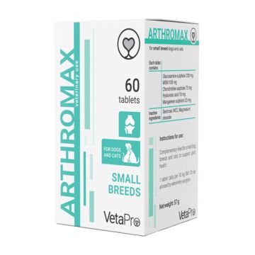 VetaPro Arthromax Small Breeds & Cats 60 tabs