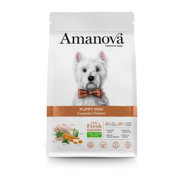 Amanova Dog Puppy Mini Exquisite Chicken 2kg Low Grain