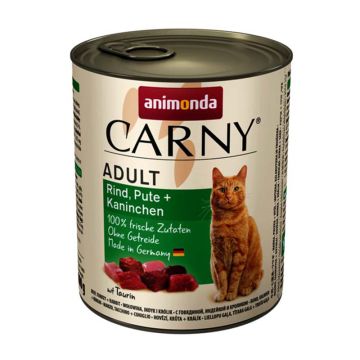 Animonda Carny Βοδινό, Γαλοπούλα & Κουνέλι 800gr