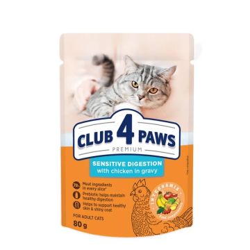 Club 4 Paws Adult Sensitive Digestion Chicken Gravy 80gr