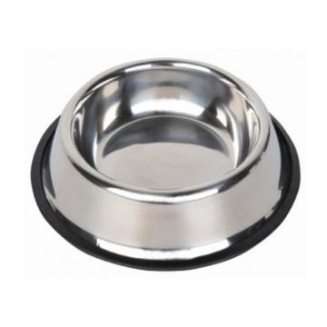 Pet Camelot Μπολ Ανοξείδωτο με Αντιολισθητική Βάση 450ml