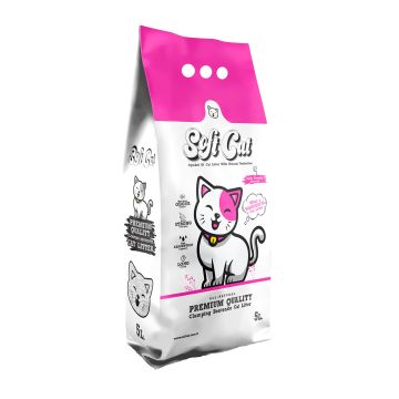 Soft Cat Άμμος Υγιεινής με Άρωμα Πούδρα 5L