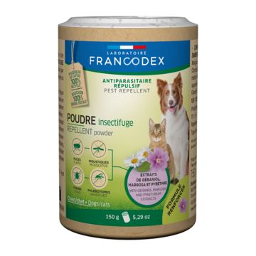 Francodex Αντιπαρασιτική Πούδρα για Σκύλους & Γάτες 150gr