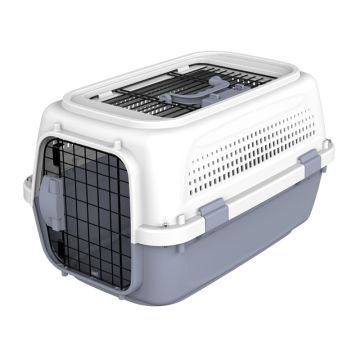 Pet Interest Κλουβί Μεταφοράς Ulysses 51.5x32.5x29.5cm έως 7kg Γκρι