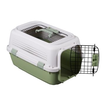 Pet Interest Κλουβί Μεταφοράς Ulysses 56.5x36x32.5cm έως 10kg Πράσινο