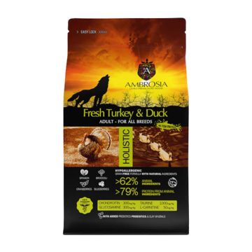 Ambrosia Grain Free Adult Turkey & Duck 12kg