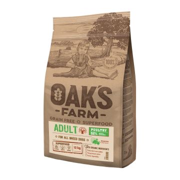 Oak's Farm Grain Free All Adult Poultry 12kg