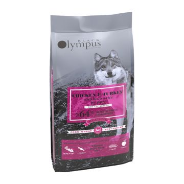 Black Olympus Low Grain Puppy Medium Chicken & Turkey & Brown Rice 12kg