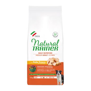 Natural Trainer Medium Adult Fresh Chicken 12kg